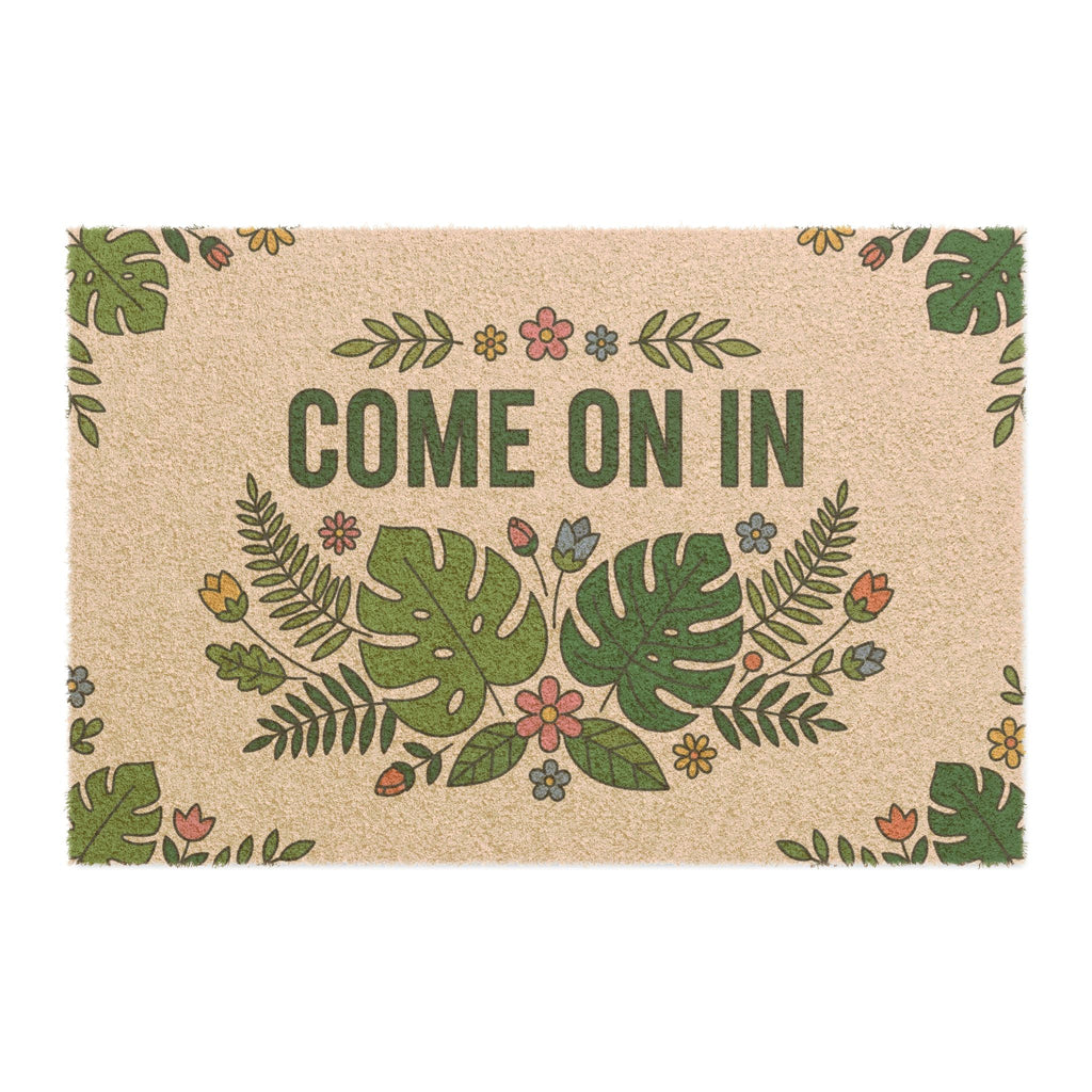 Monstera Meadow Welcome Art