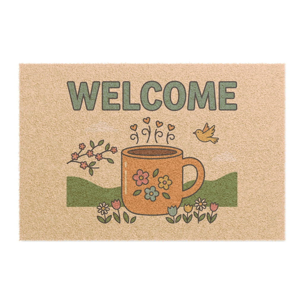 Cozy Spring Welcome Doormat