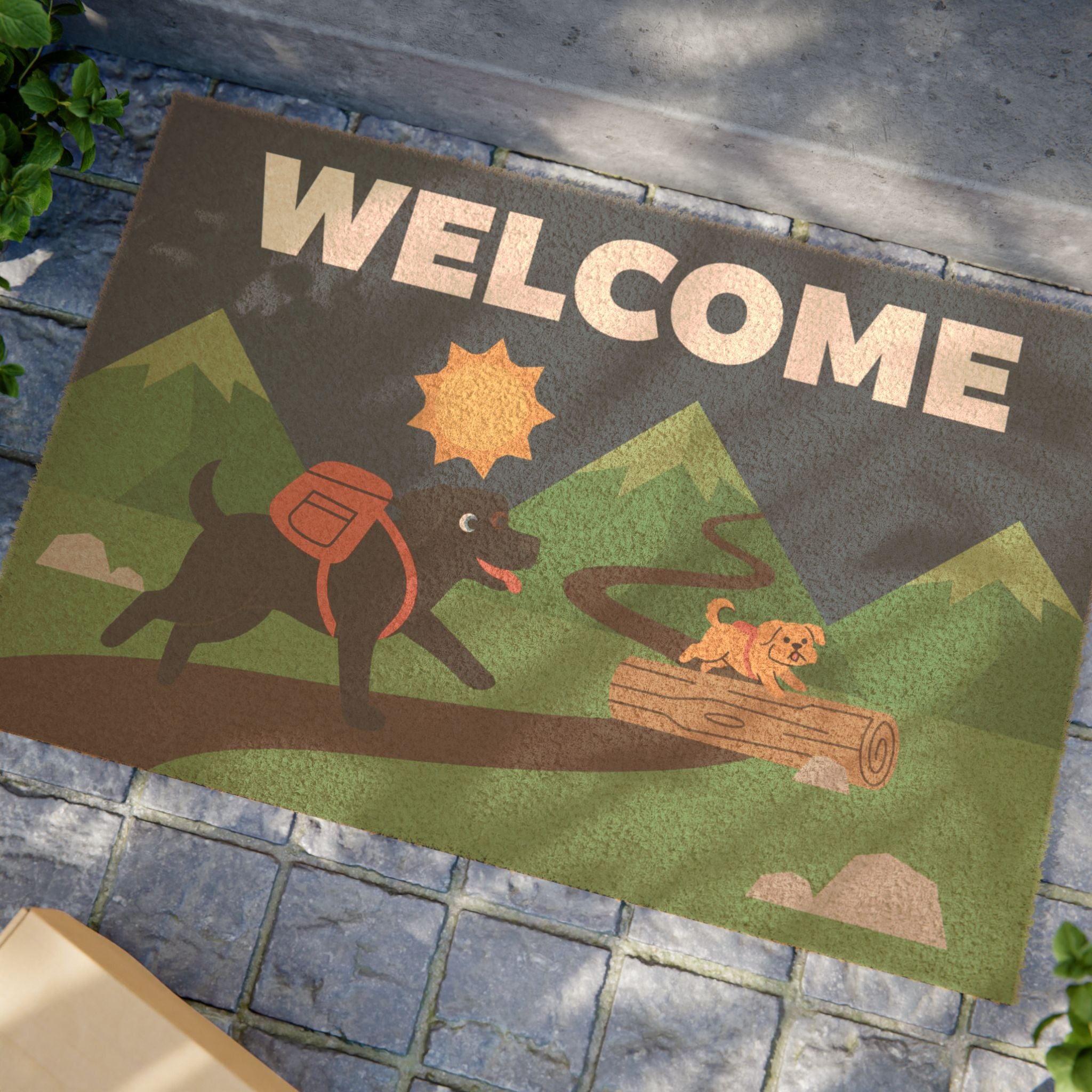 Adventure Pups: Bold & Simple Trail Art