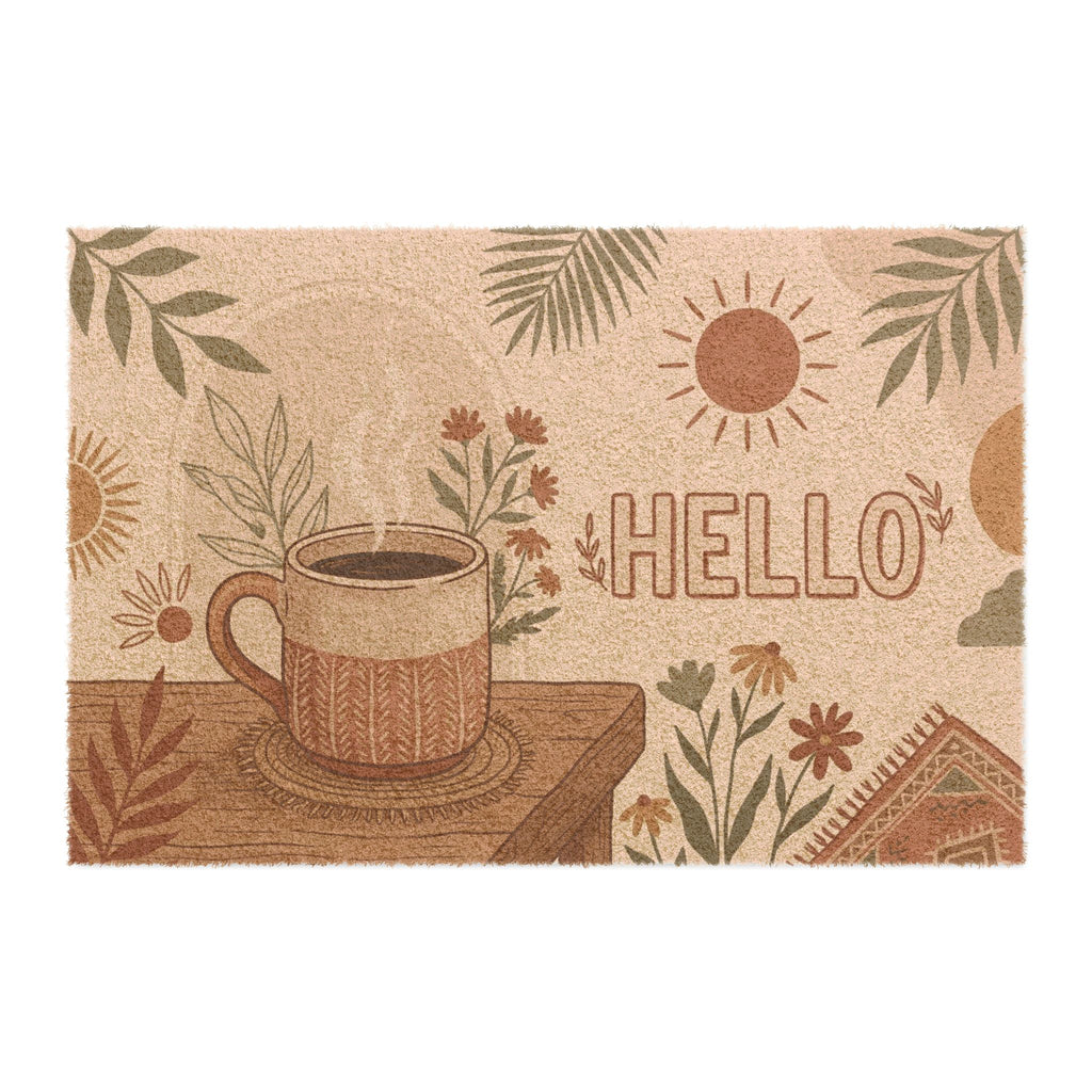 Boho Sunshine & Coffee Hello Summer Art Print