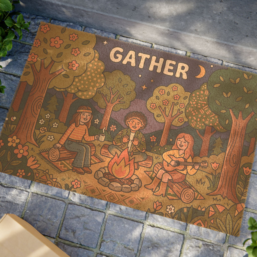 70s Vintage Gather Under the Stars Art