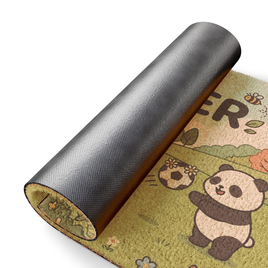 Kawaii Spring Pandas Soccer Gather Art
