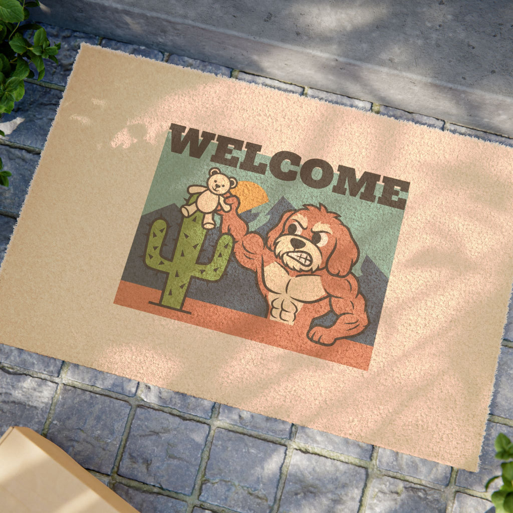 Desert Doodle Hero: Bold Minimalist Art