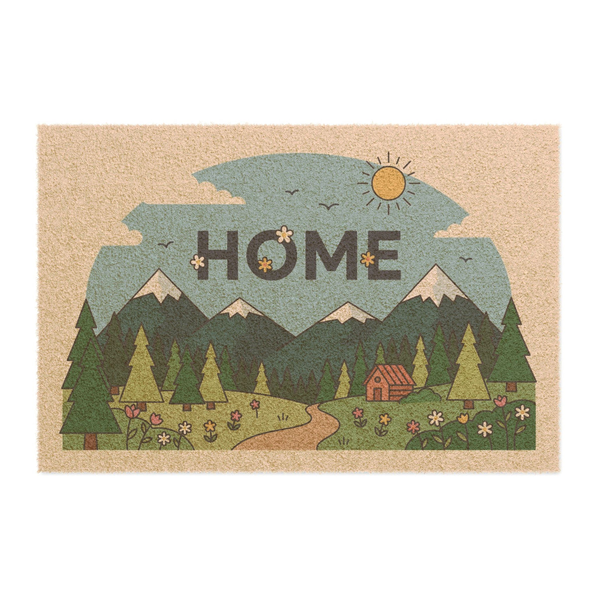 Alpine Meadow Home Sweet Home Art