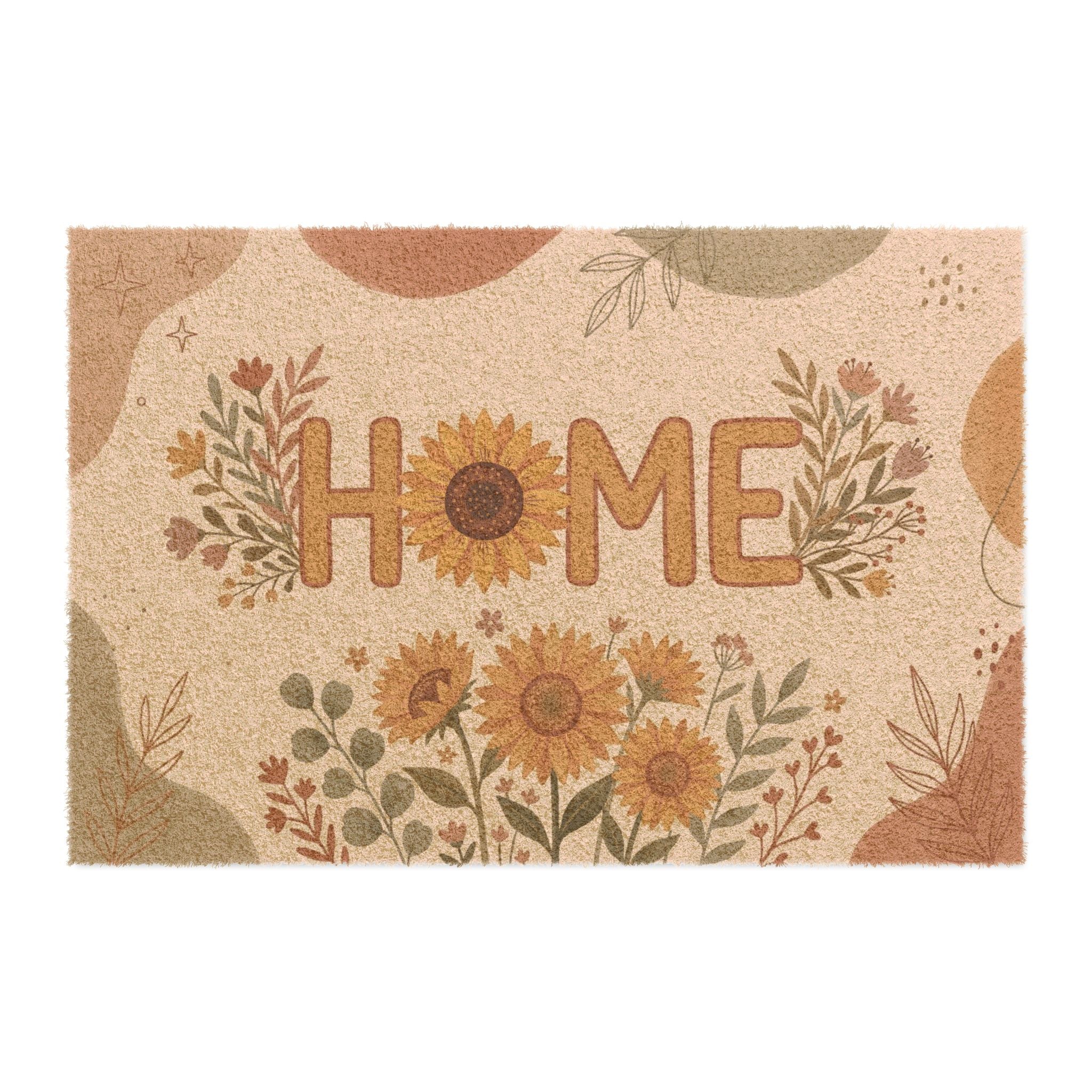 Boho Sunny Sunflower Home Botanical Art