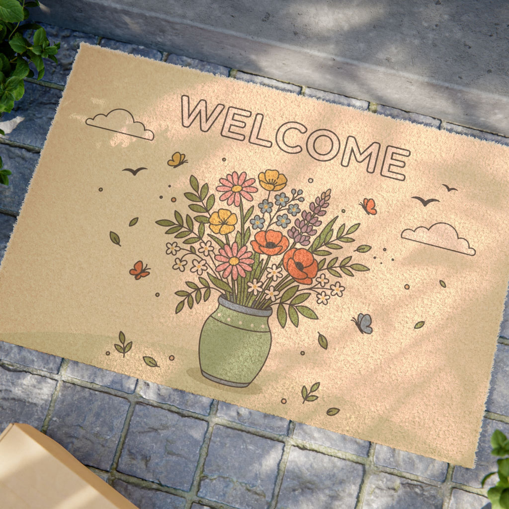 Spring Wildflowers Welcome Sign