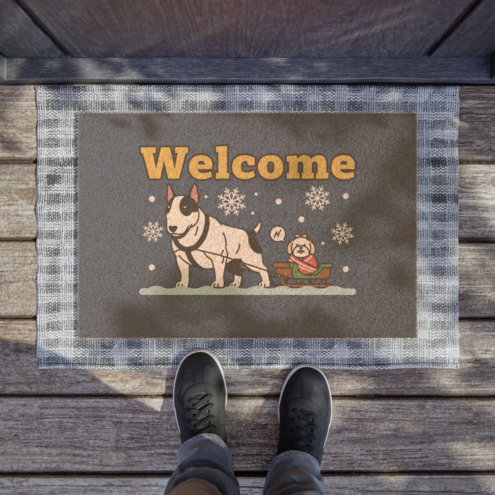 Bully Sled Fun: Bold & Clean Design