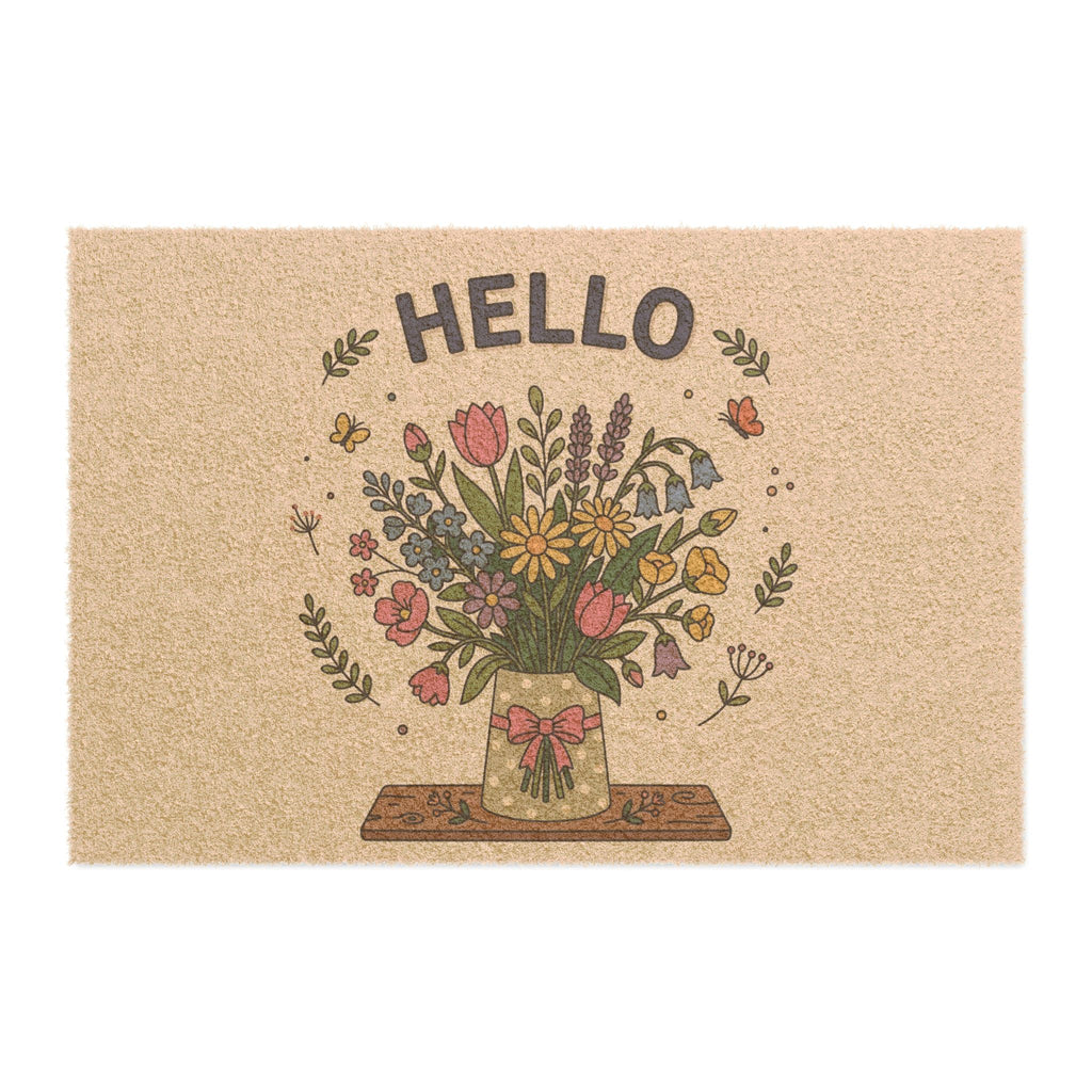 Hello Spring Wildflower Art Print