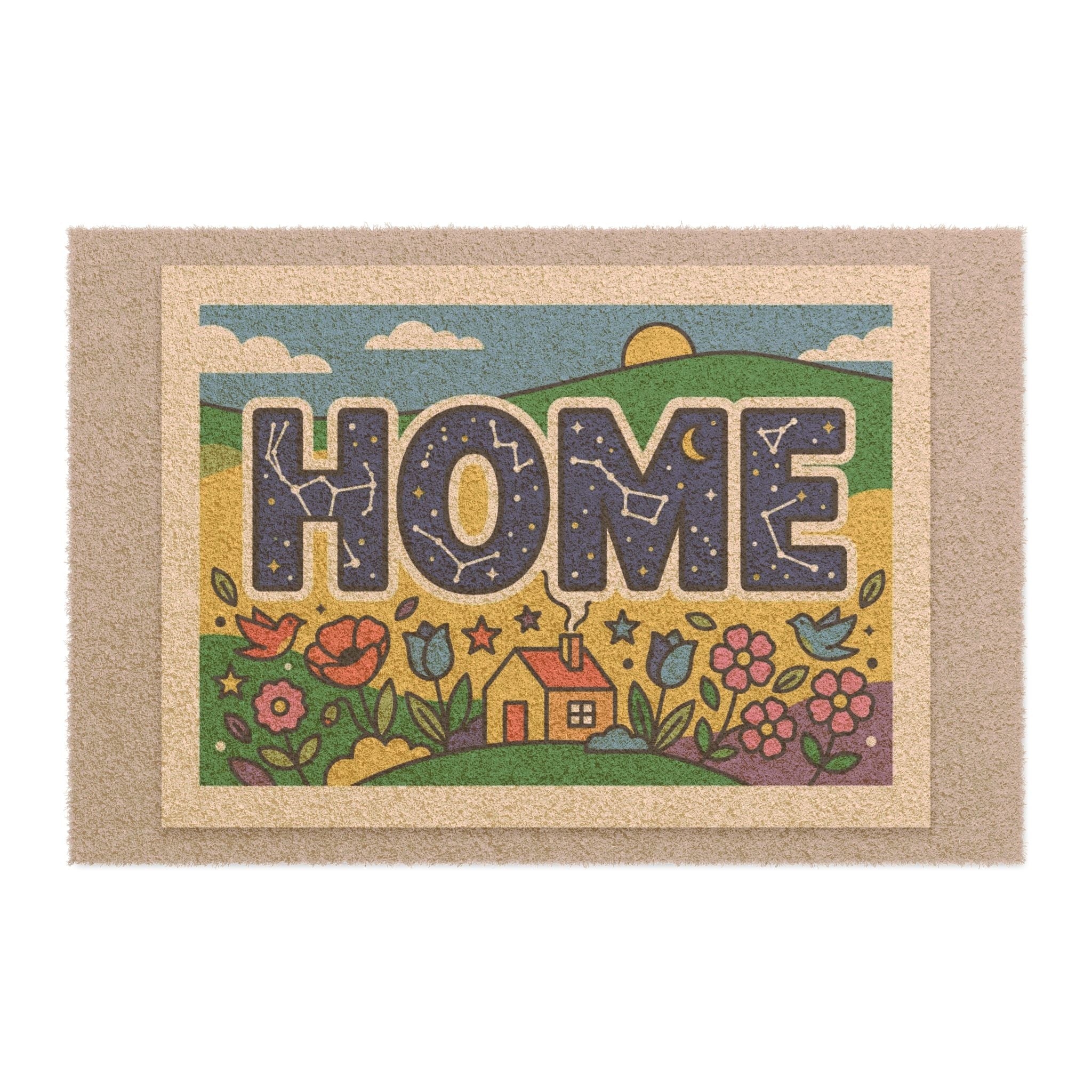 Cosmic Springtime Cozy Home Art Print