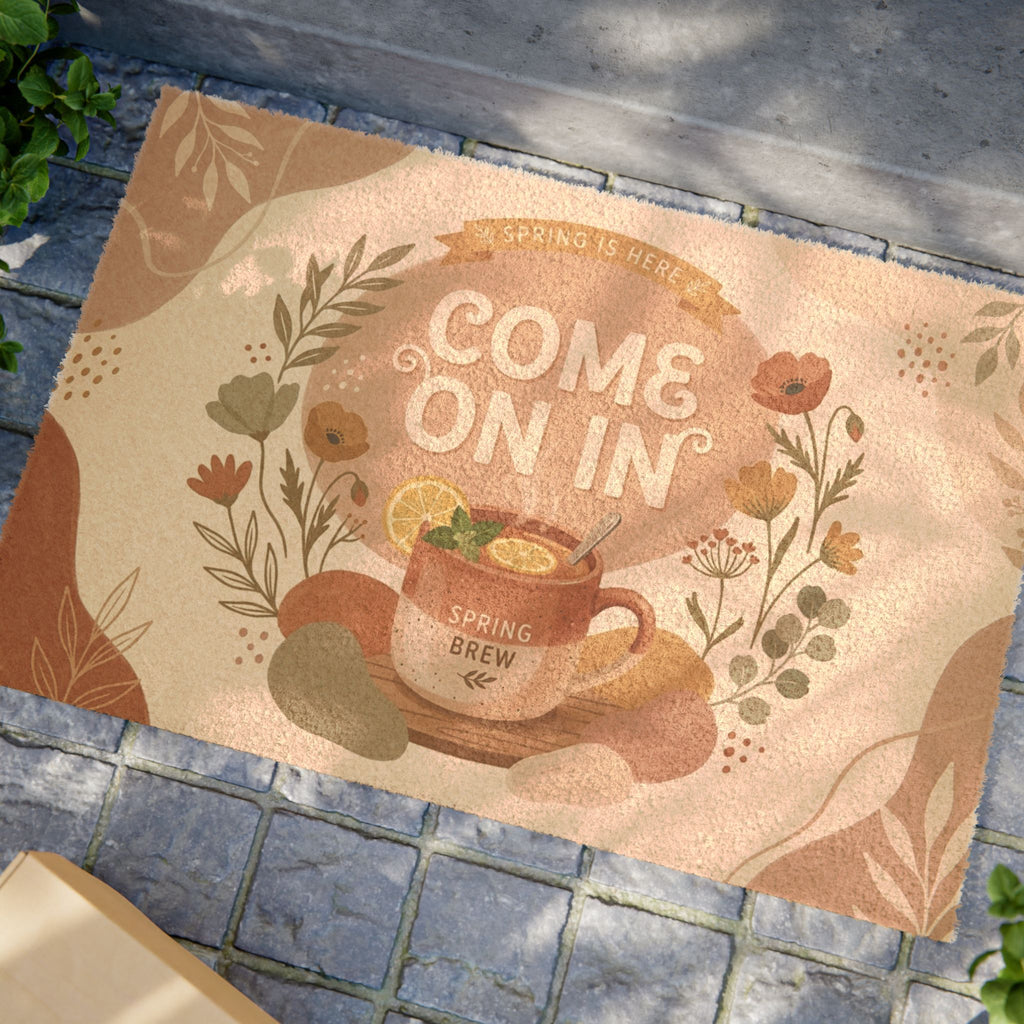Boho Botanical Spring Brew Welcome Art