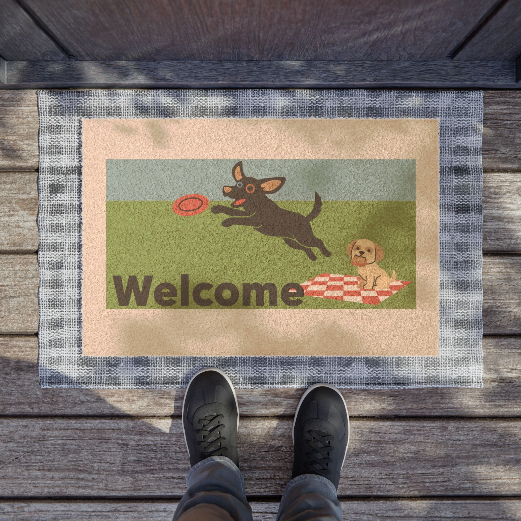 Leaping Lab, Watching Shih Tzu: Bold Park Fun