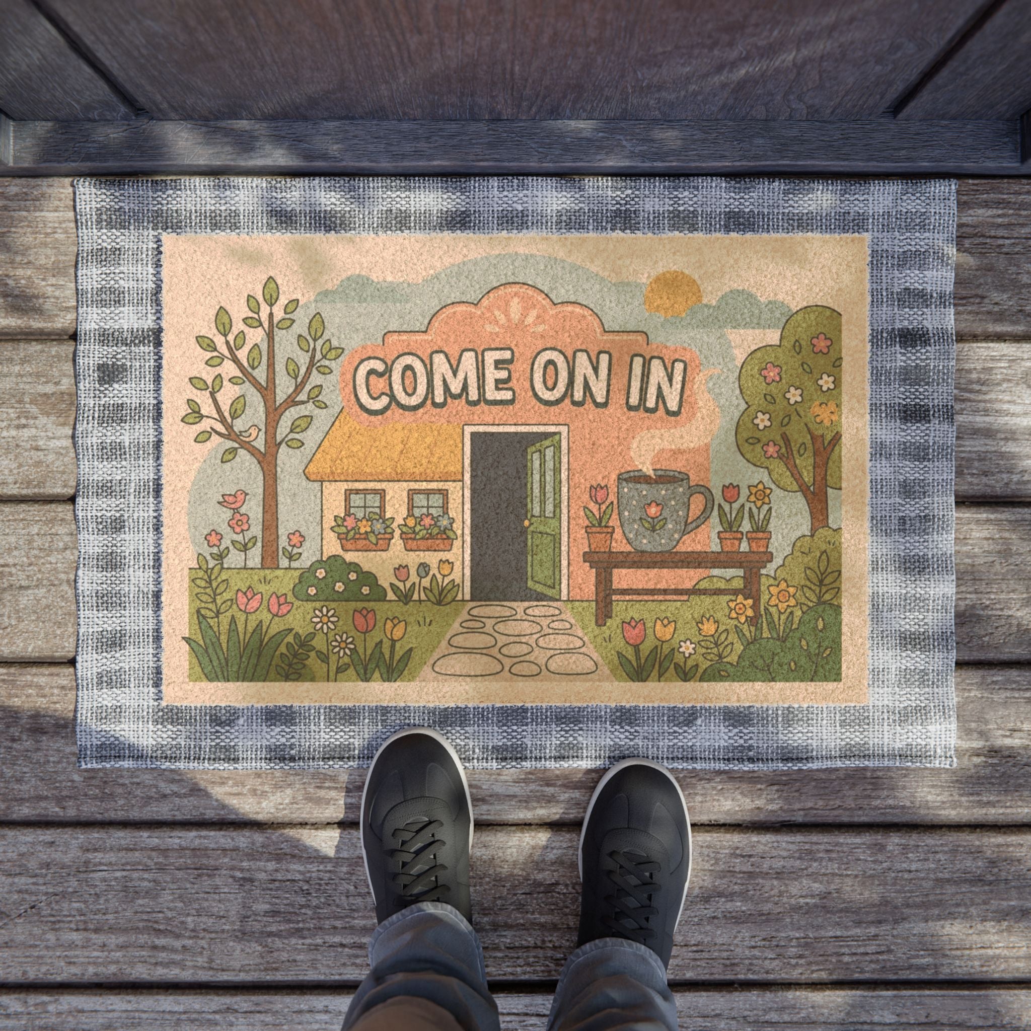Come On In Cozy Garden Art Print