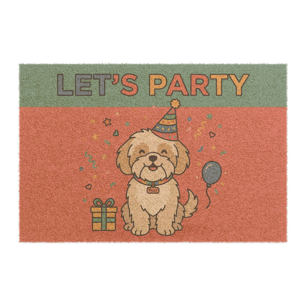 Tilly's Let's Party Shih Tzu Doormat