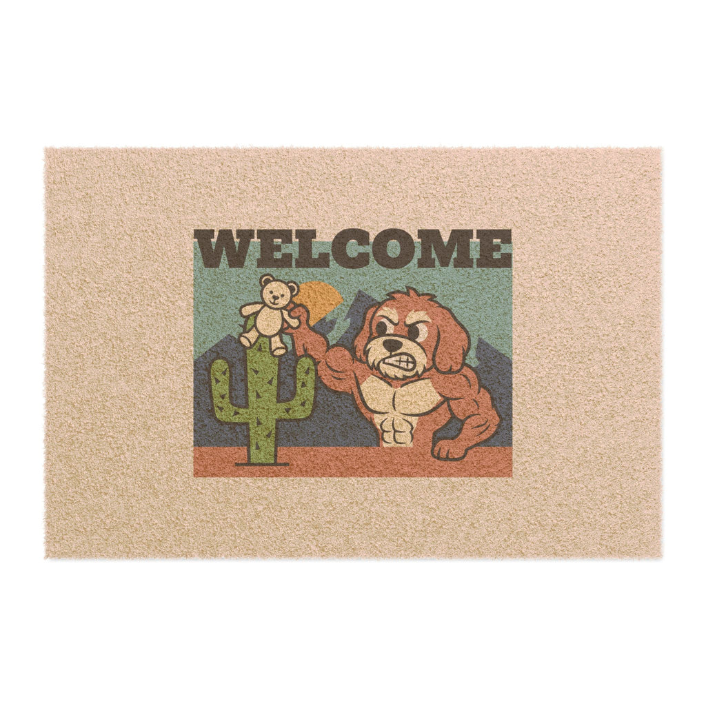 Desert Doodle Hero: Bold Minimalist Art