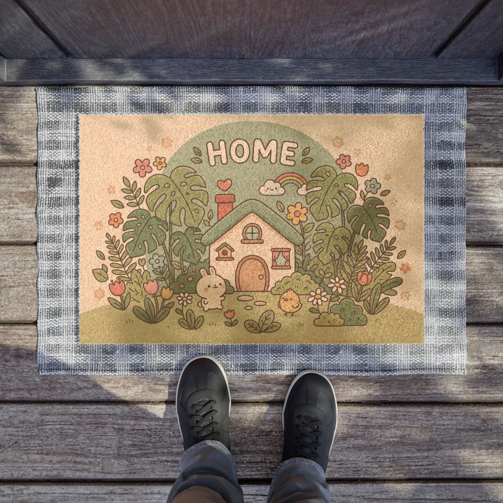 Kawaii Cozy Spring Garden Sweet Home Doormat