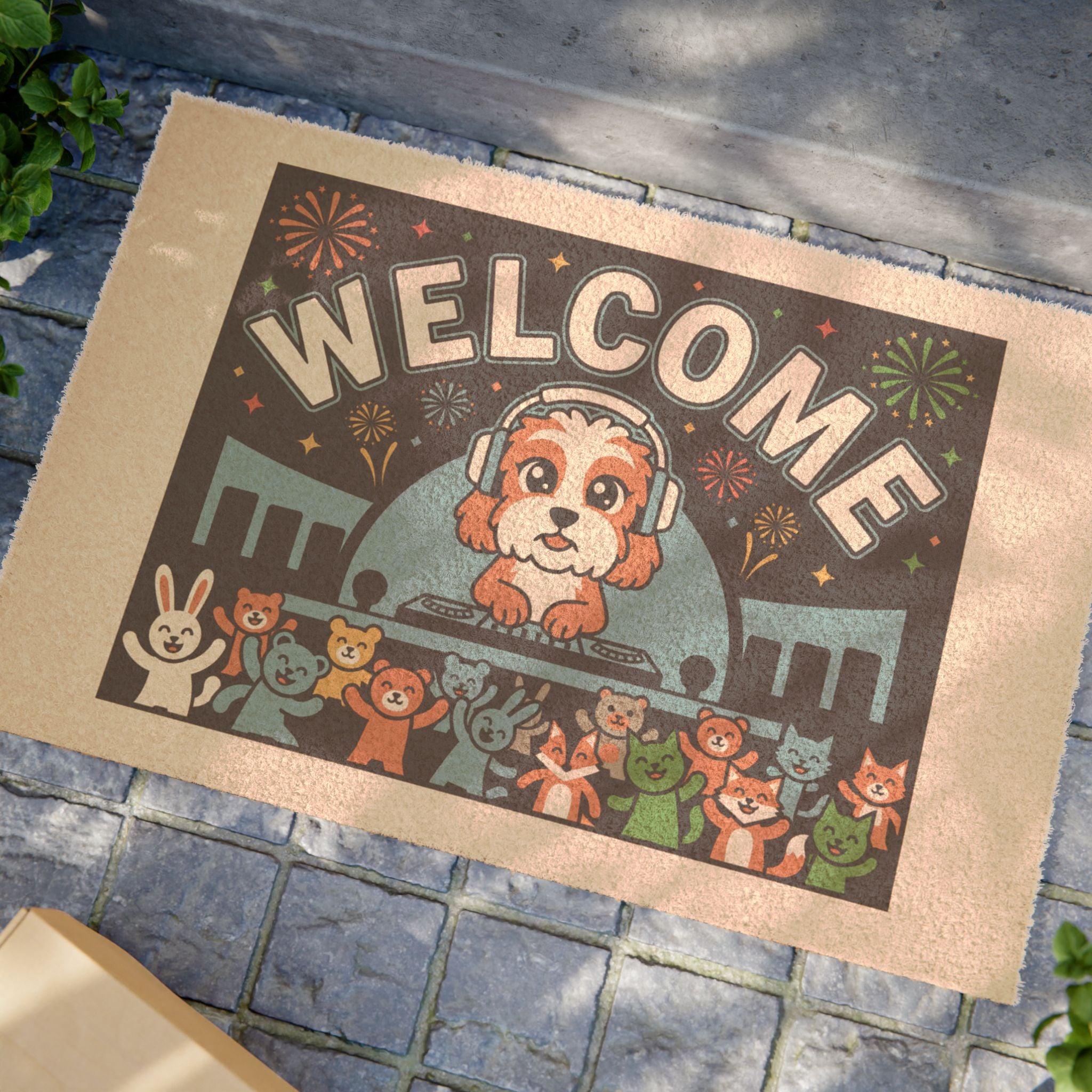 Simple Bold Doodle DJ Bash