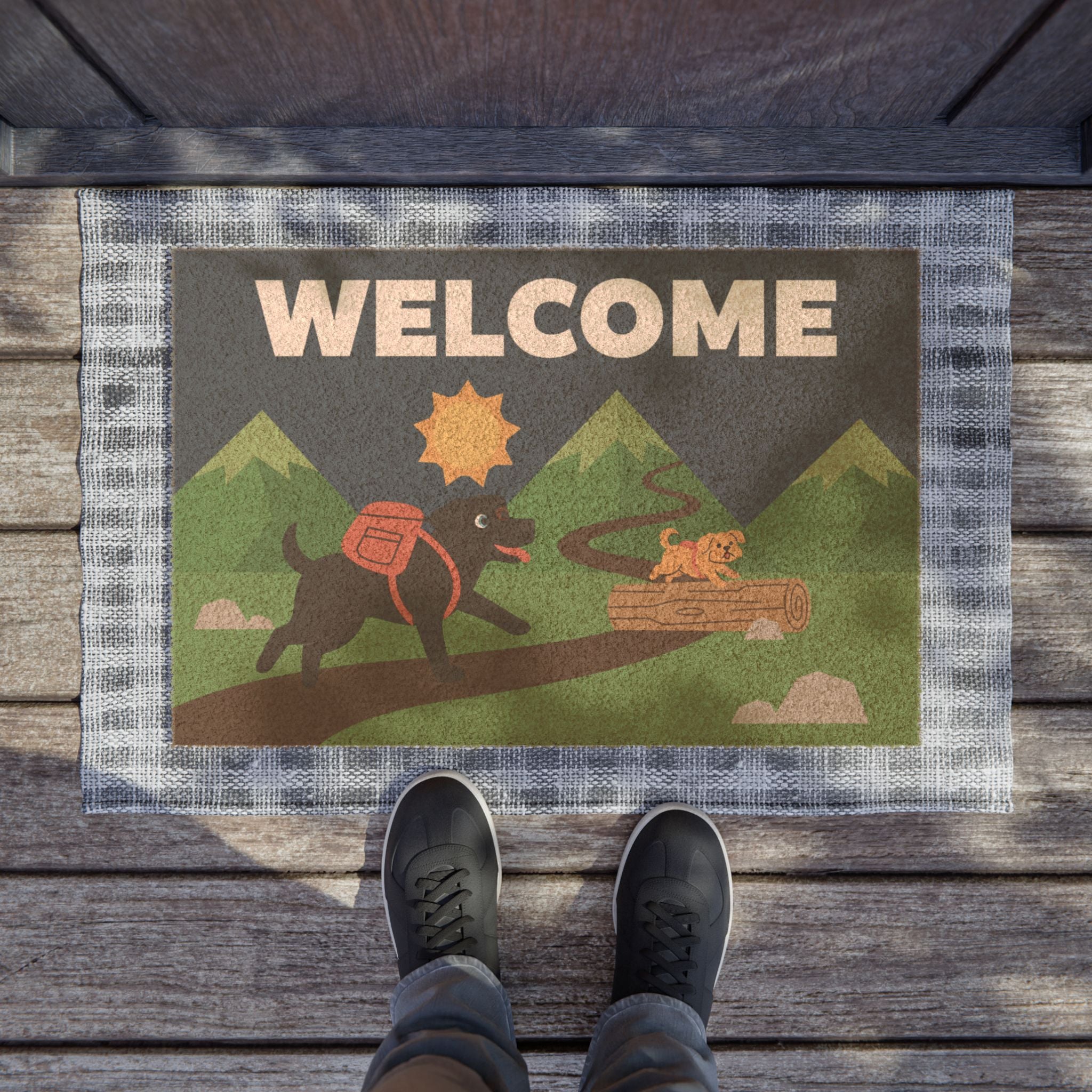 Adventure Pups: Bold & Simple Trail Art