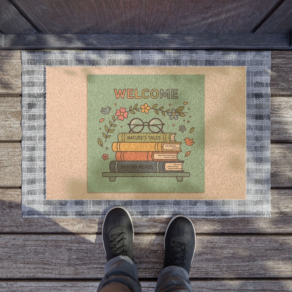 Spring Bookworm Welcome Art Print