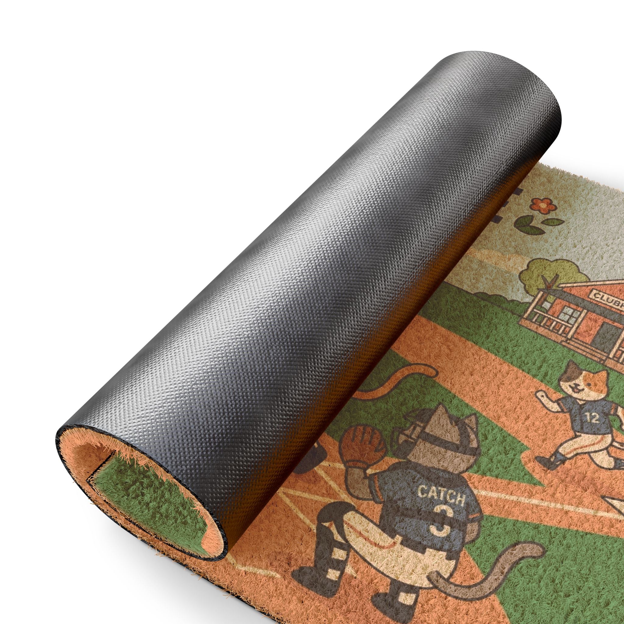 Home Plate Kittens Welcome Mat