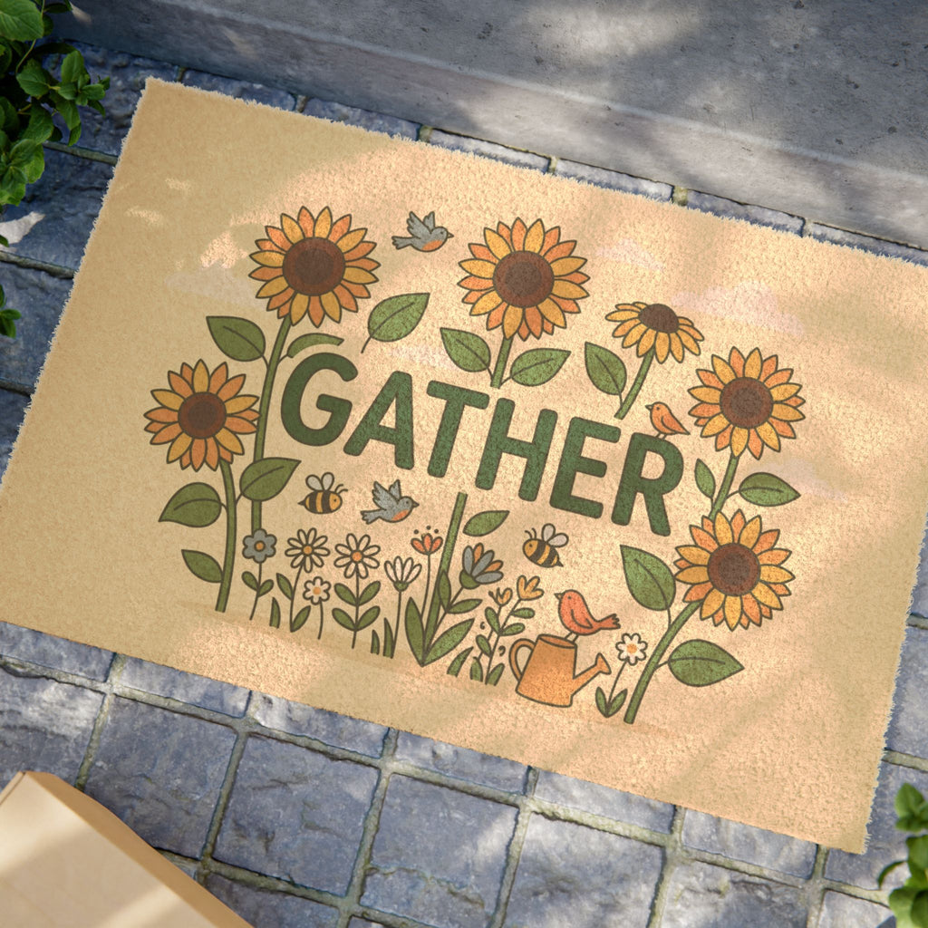 Modern Sunny Sunflowers Gather Art Print