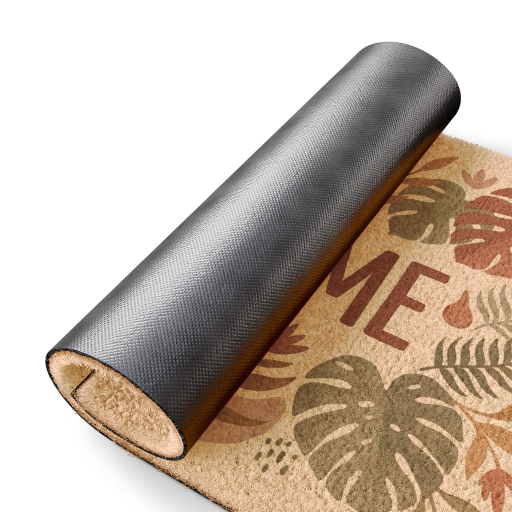 Boho Garden Monstera & Fern Welcome Doormat