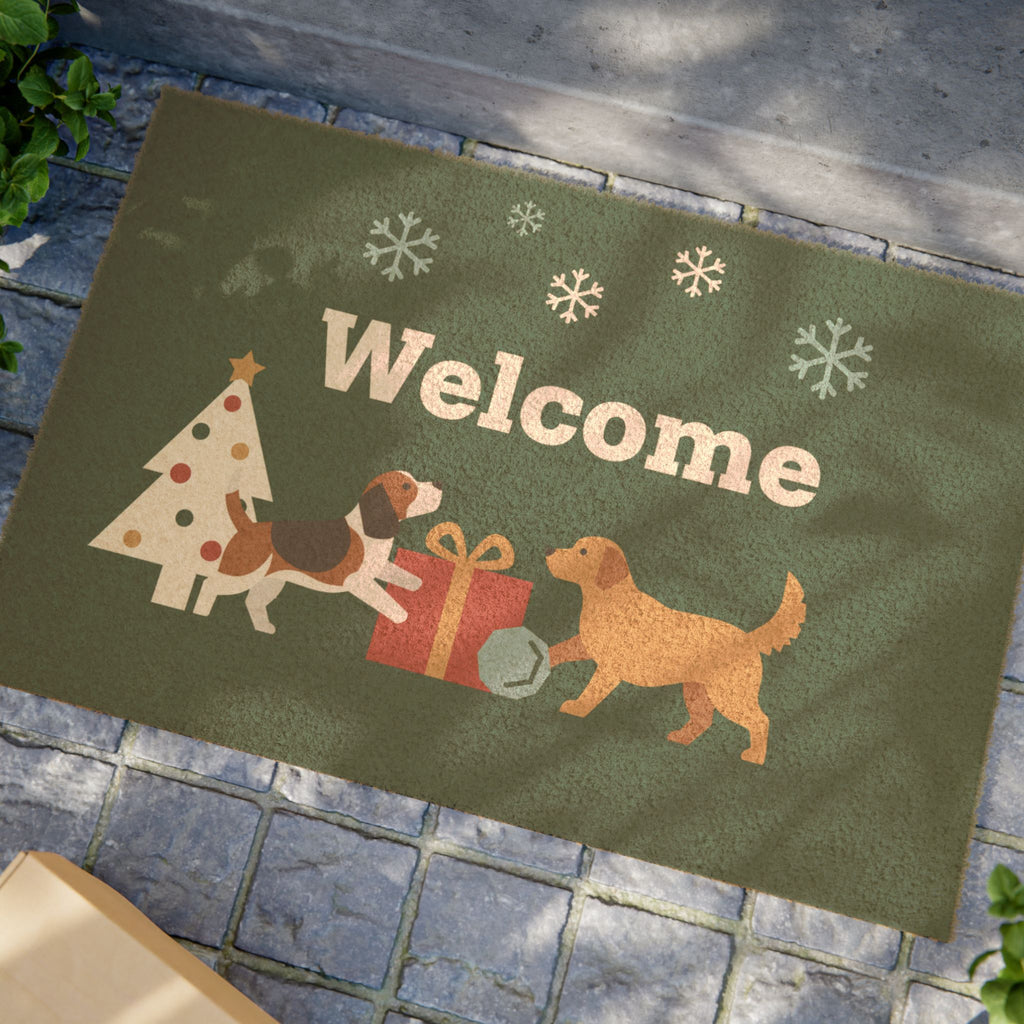 Christmas Dog Morning Serenity